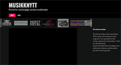 Desktop Screenshot of musikknytt.no
